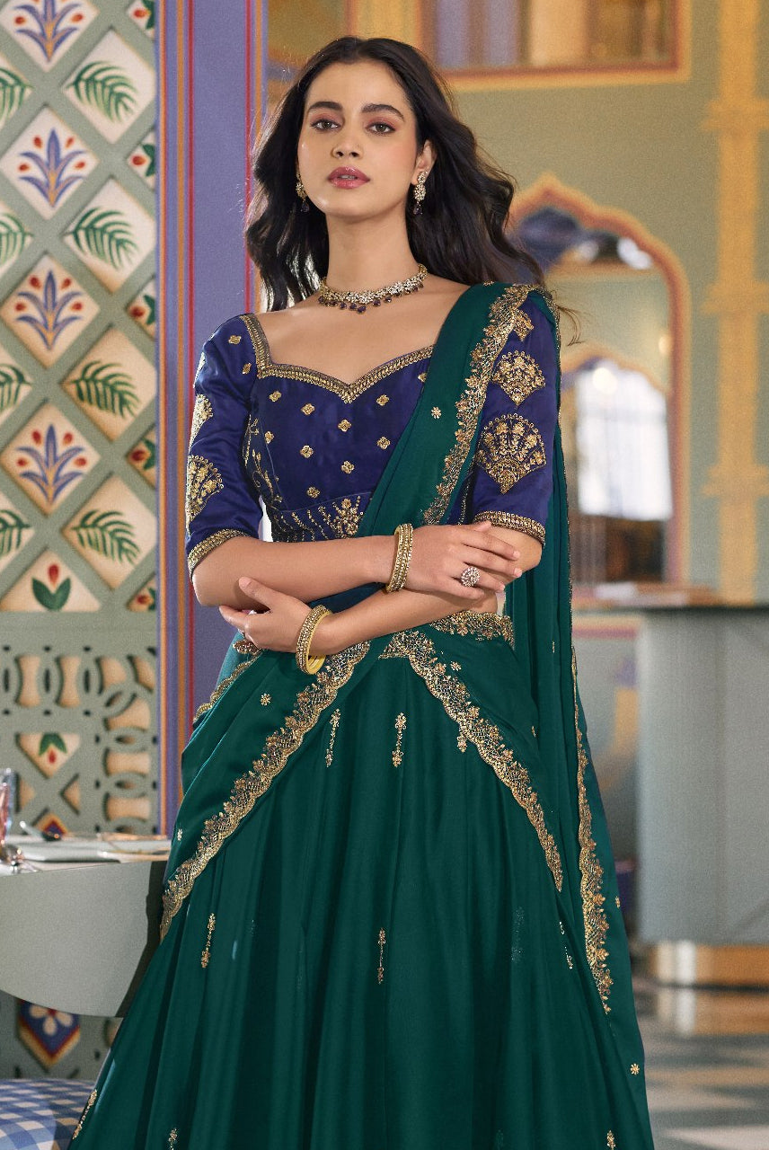 Emerald Royale Lehenga Set