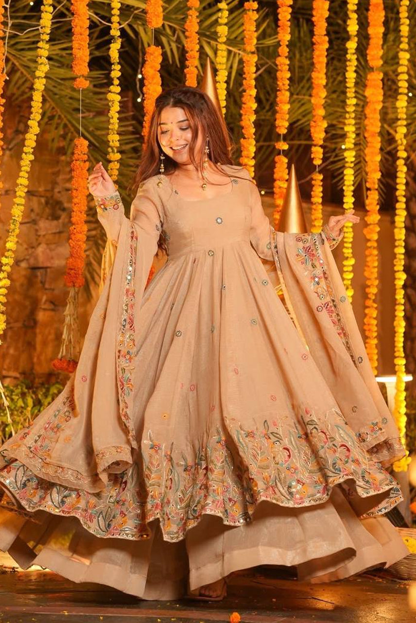 Noor-E-Sandhya Anarkali Set