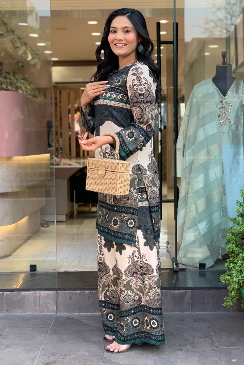 Noor Ivory Luxe Co-Ord