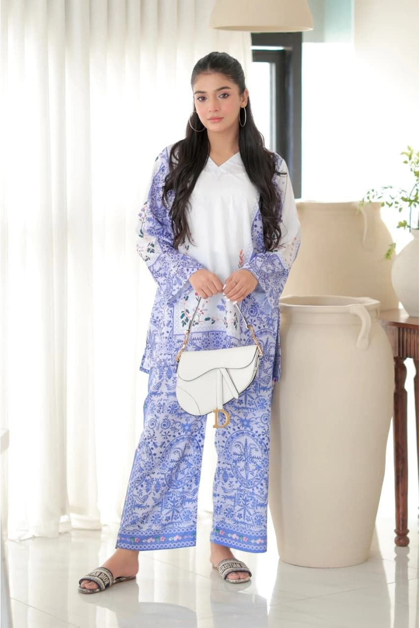 Azure Muse Luxe Co-Ord