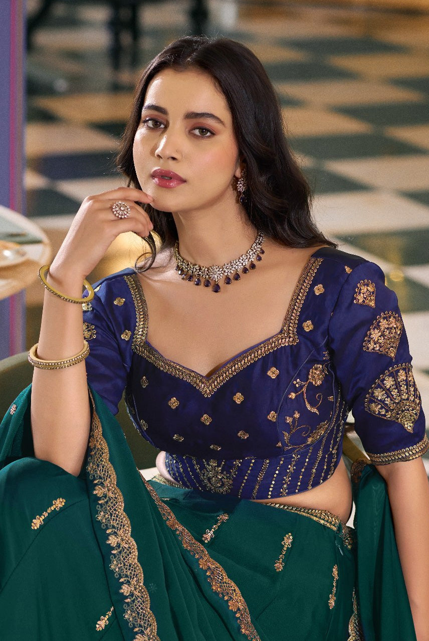 Emerald Royale Lehenga Set