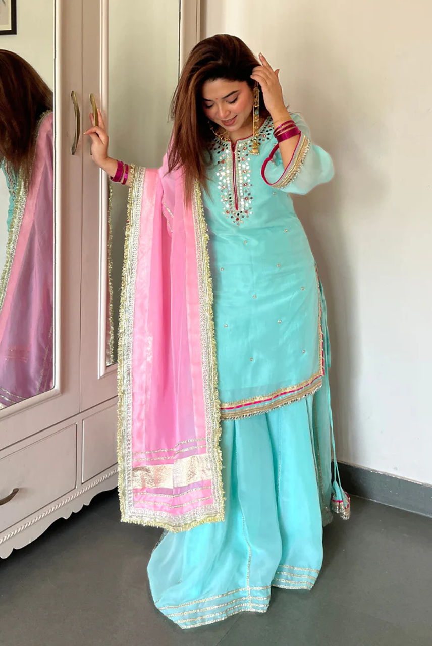 Noor-E-Firoza Sharara Set