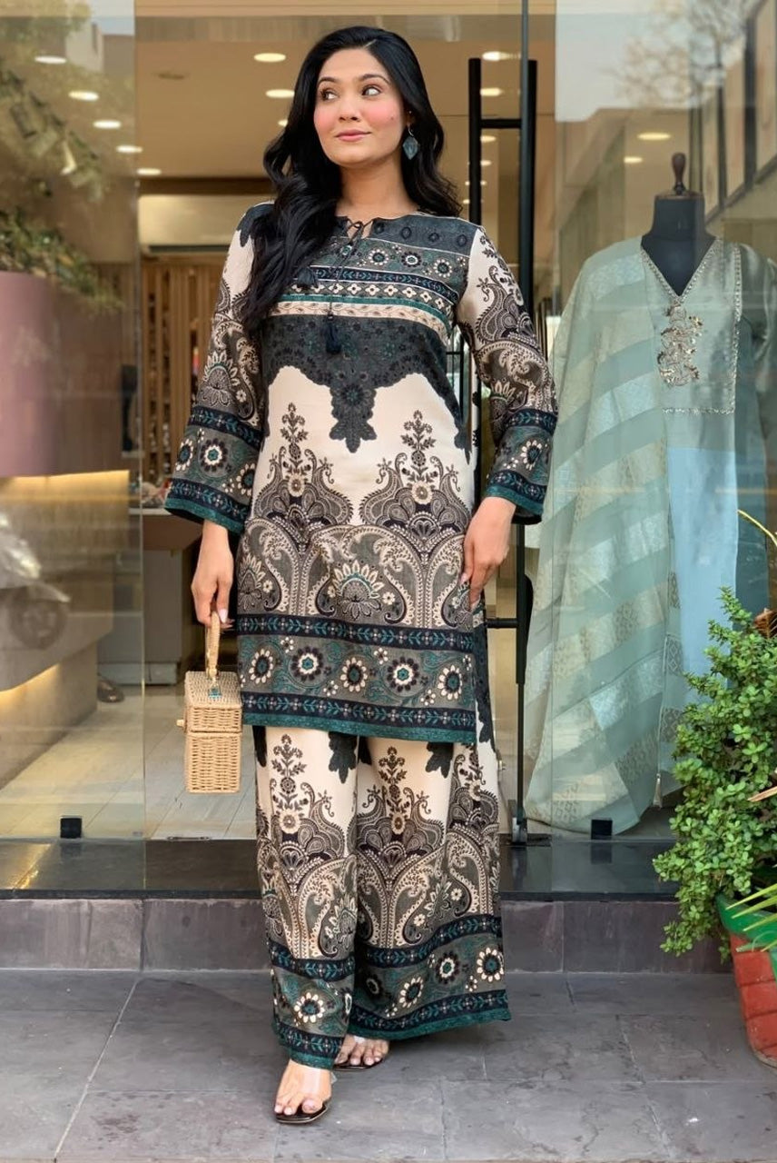 Noor Ivory Luxe Co-Ord