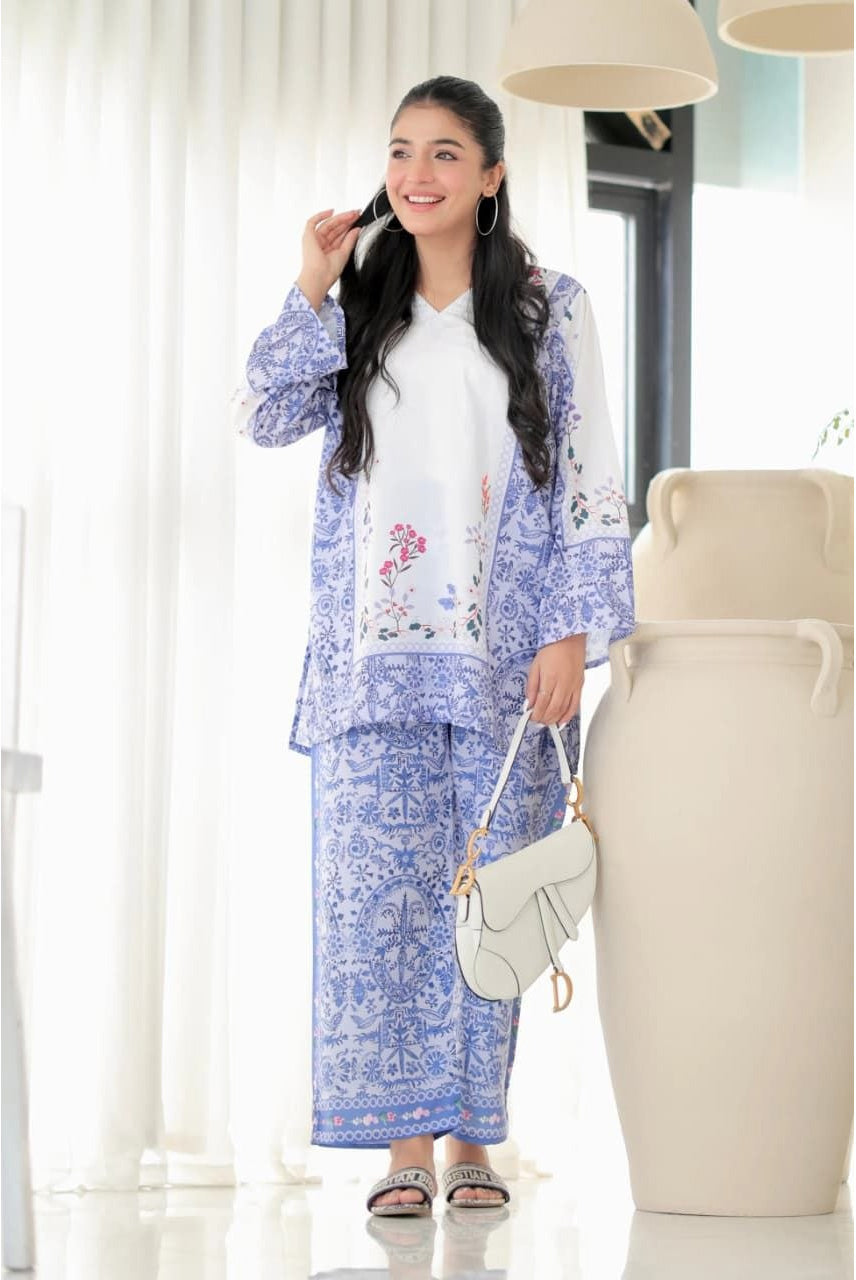 Azure Muse Luxe Co-Ord