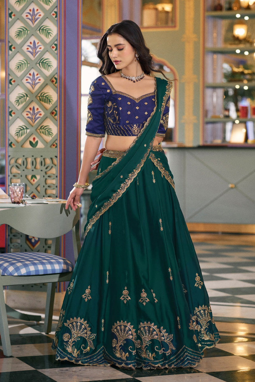 Emerald Royale Lehenga Set