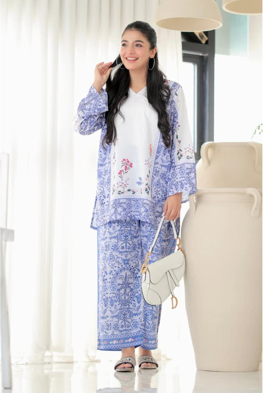 Azure Muse Luxe Co-Ord