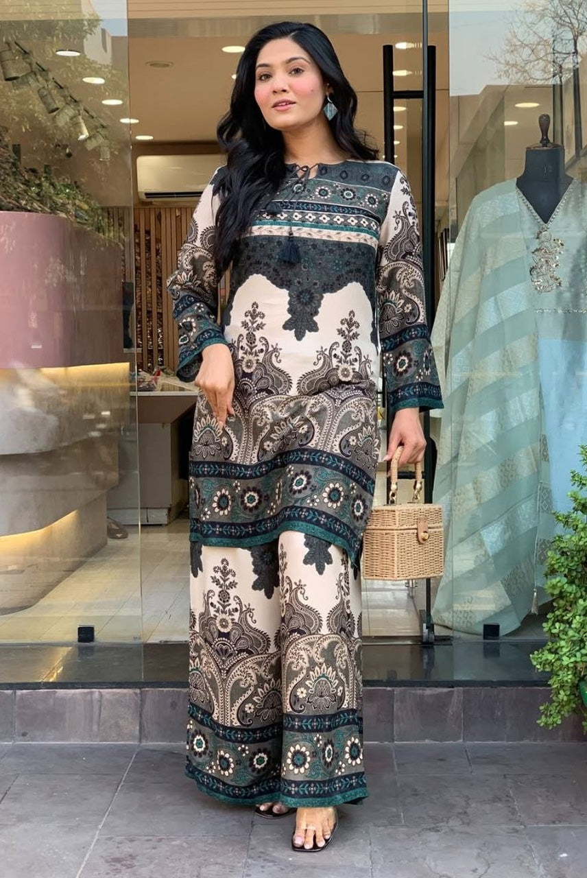 Noor Ivory Luxe Co-Ord