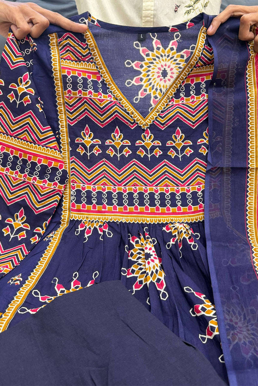 Noor Folk Flare Maxi