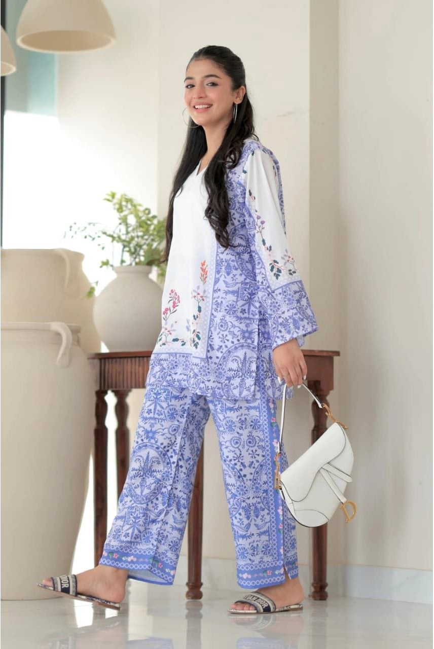 Azure Muse Luxe Co-Ord