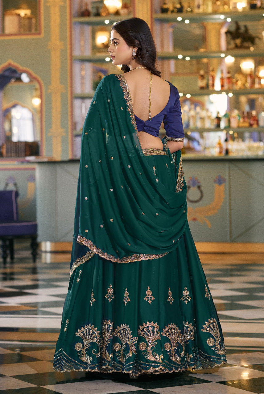 Emerald Royale Lehenga Set