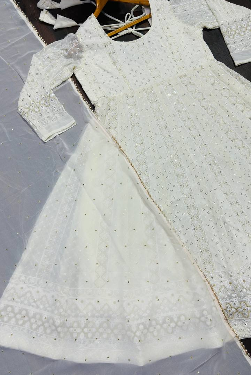 Noor Mahal Ivory Anarkali