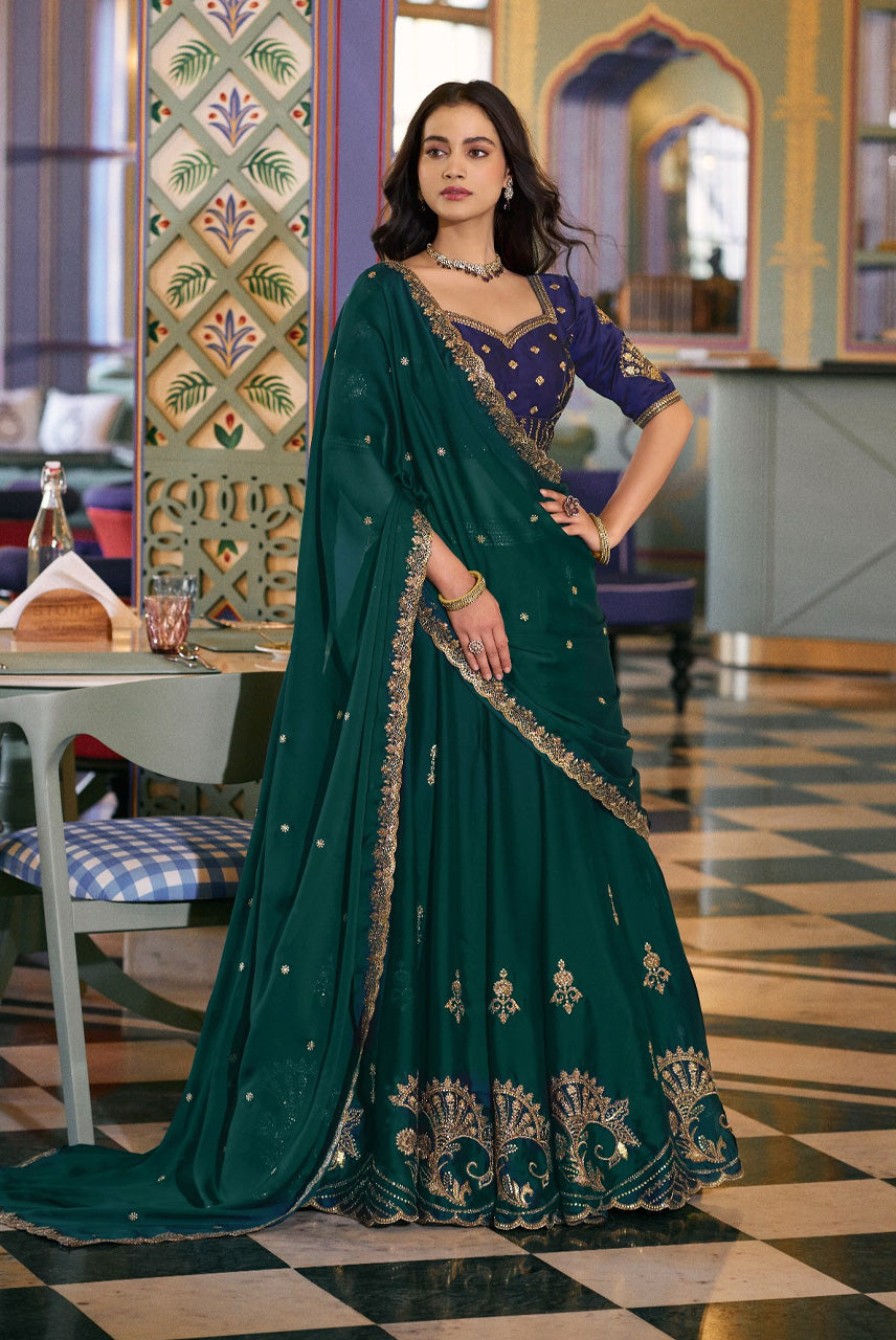 Emerald Royale Lehenga Set