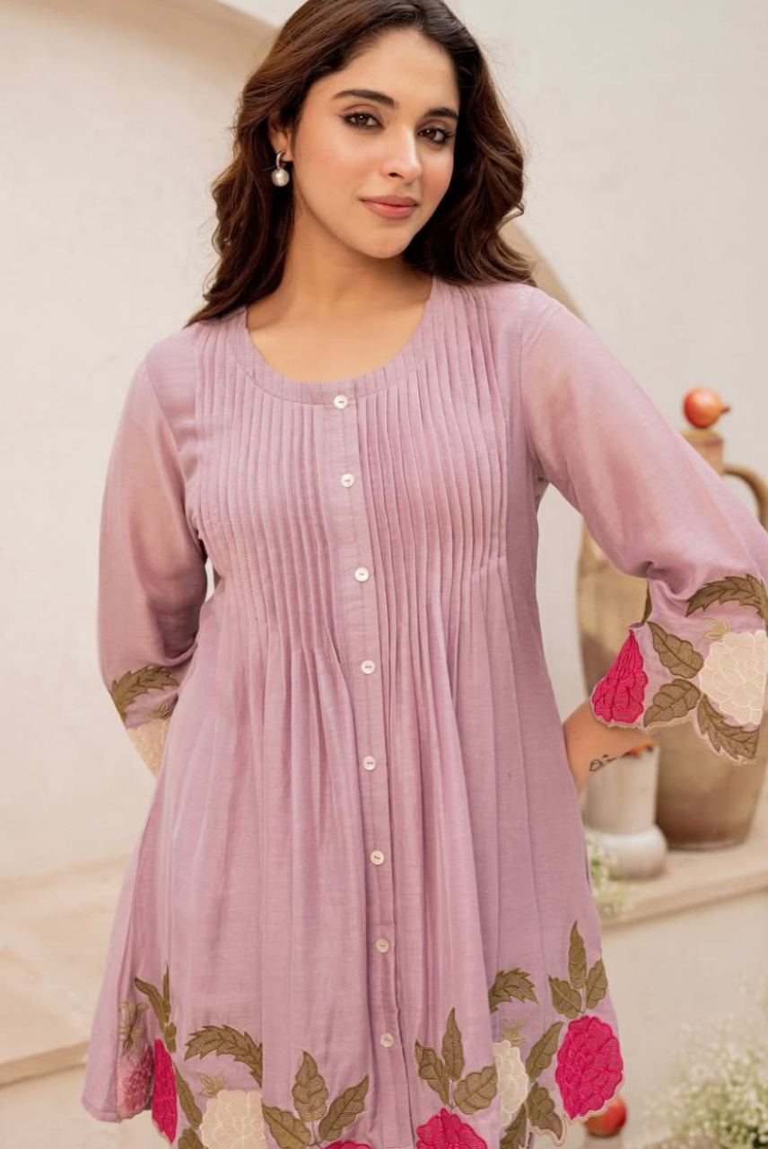 Rosé Bloom Lavender Coord Set