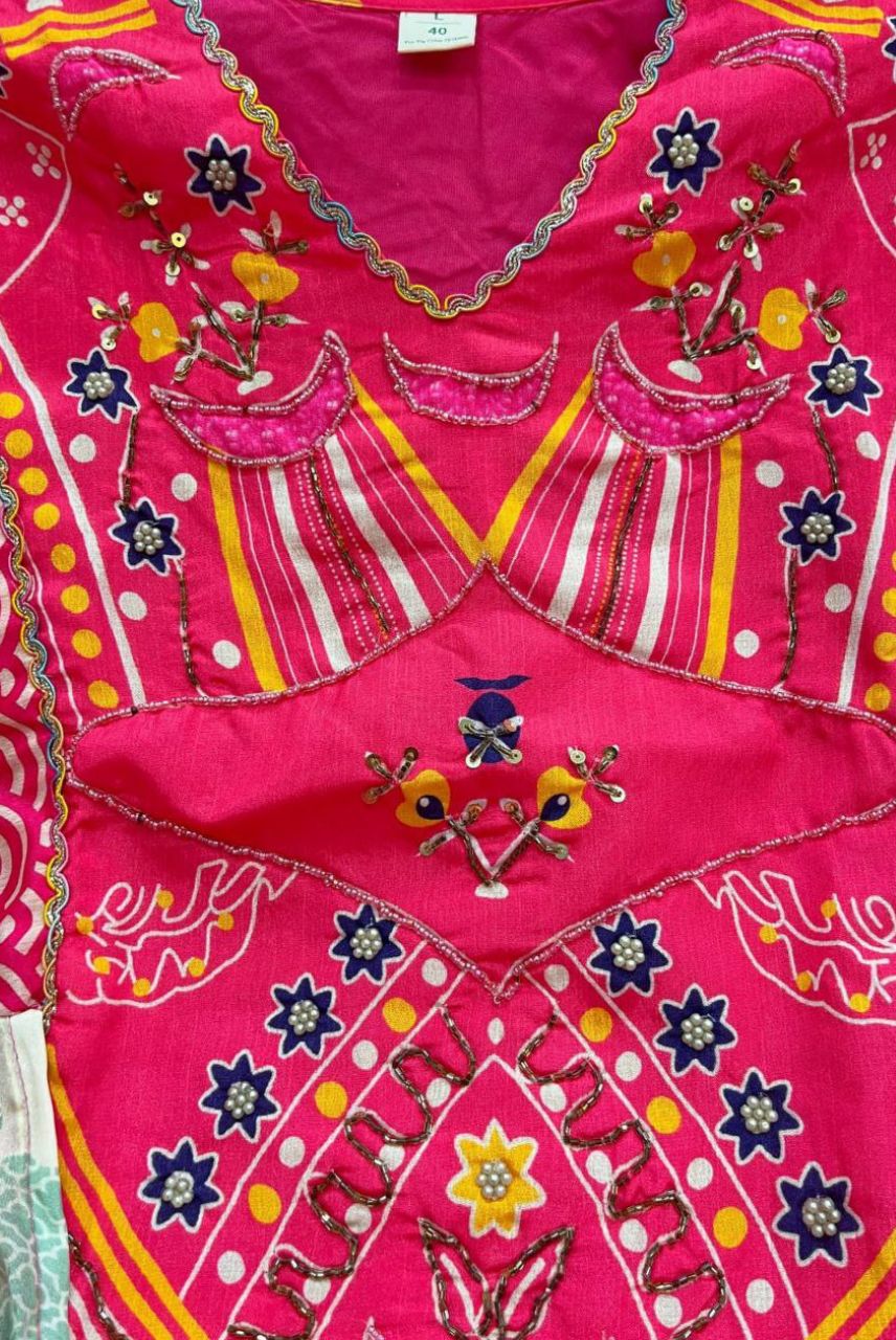 Rani Fusion Lehenga Set