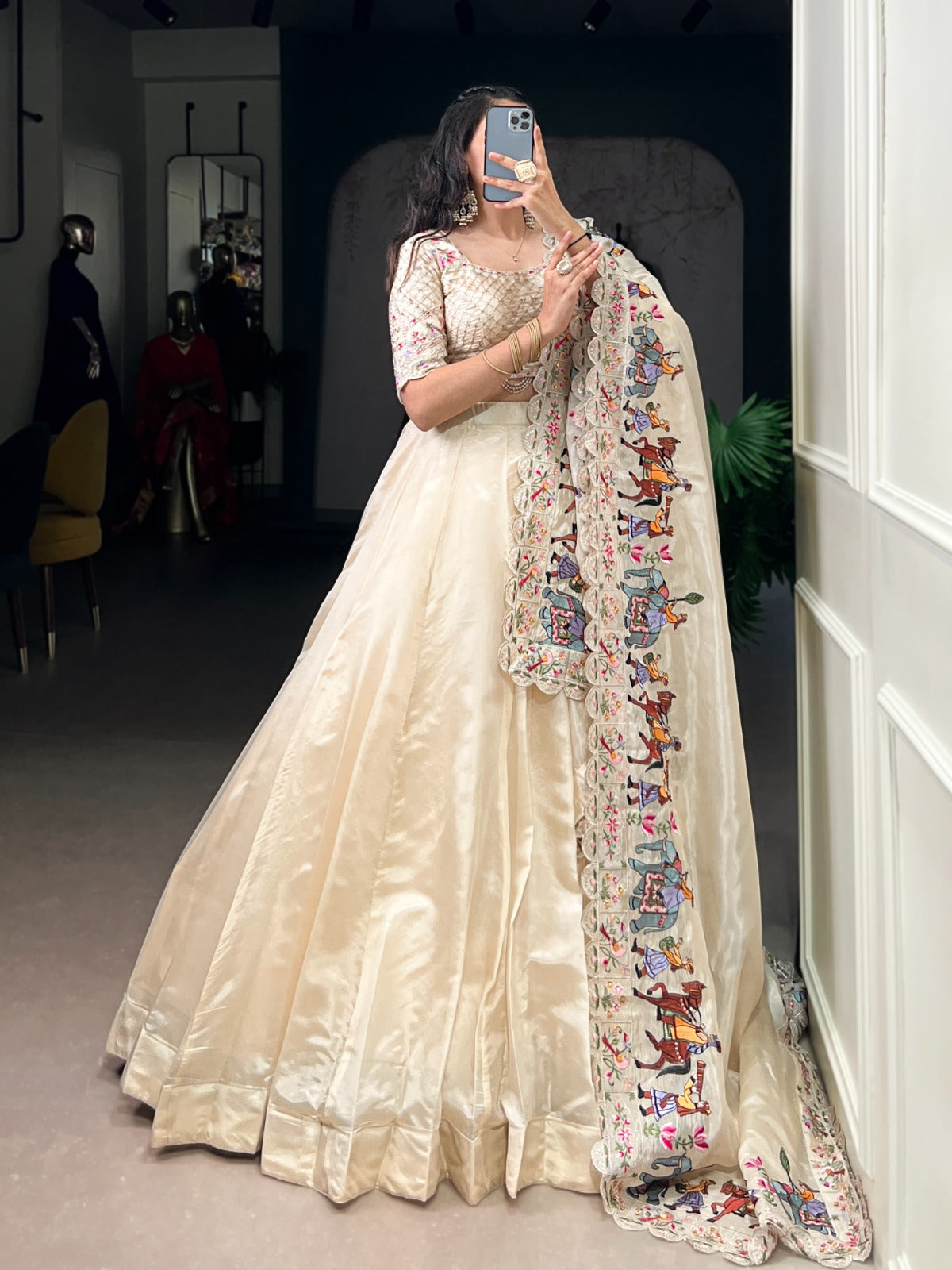 Royal Heritage Embroidered Bridal Lehenga Set