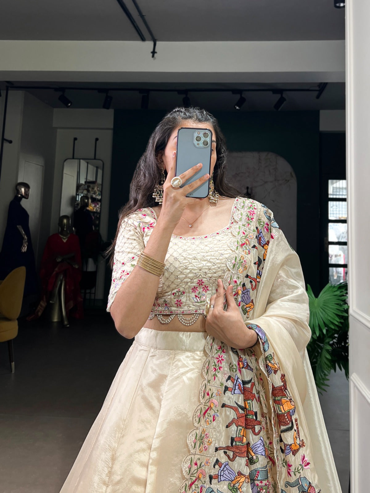 Royal Heritage Embroidered Bridal Lehenga Set