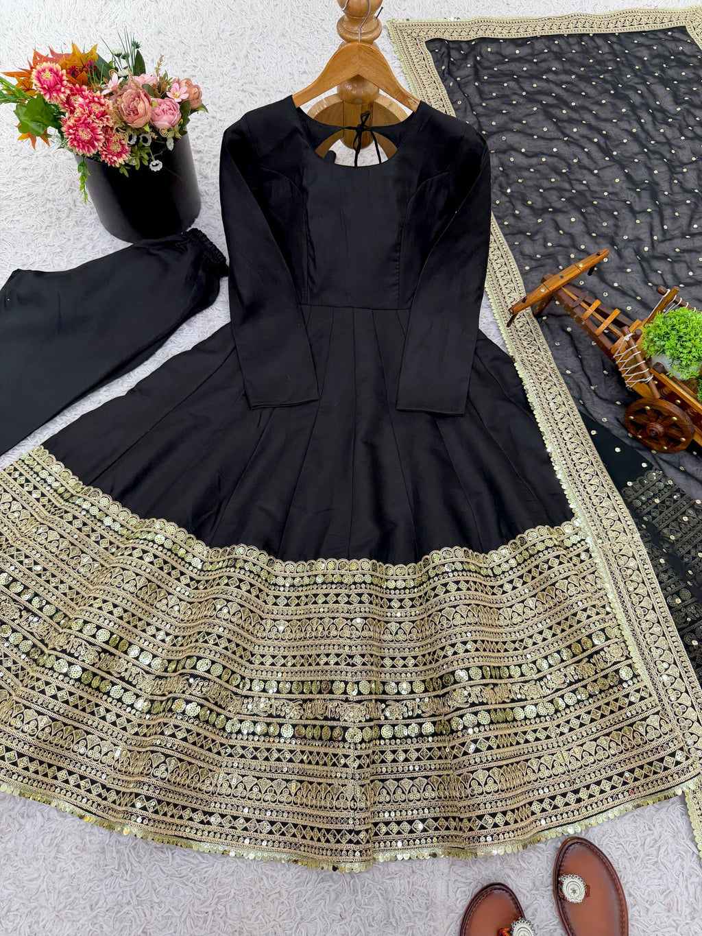Noir Royale Anarkali Set