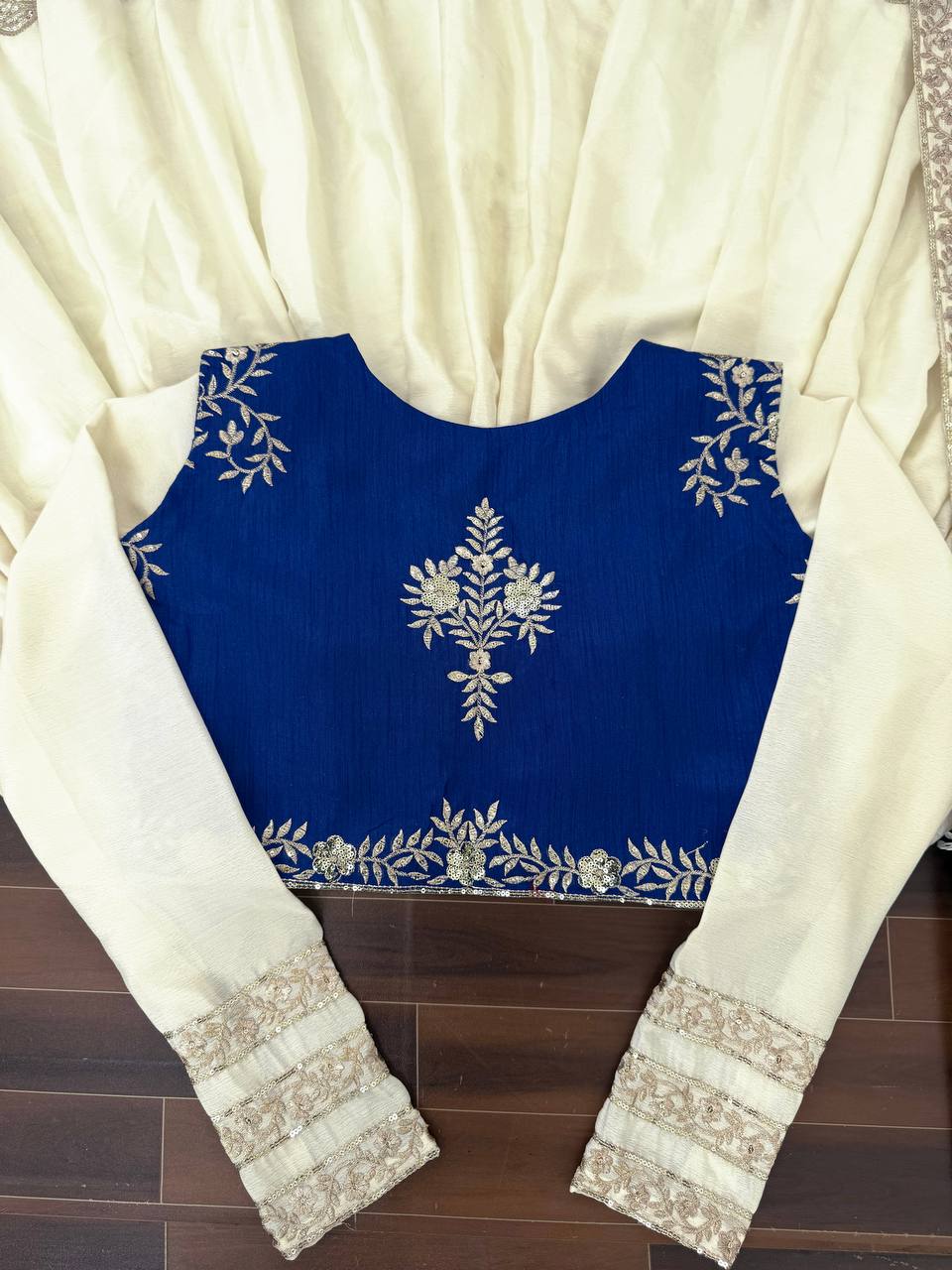 Royal Embroidered Anarkali Kurta Set with Dupatta