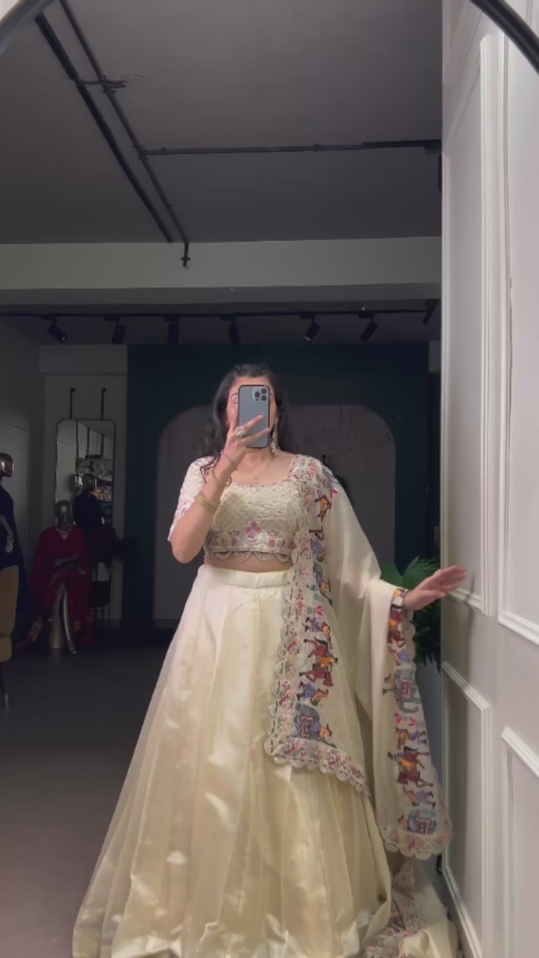 Royal Heritage Embroidered Bridal Lehenga Set